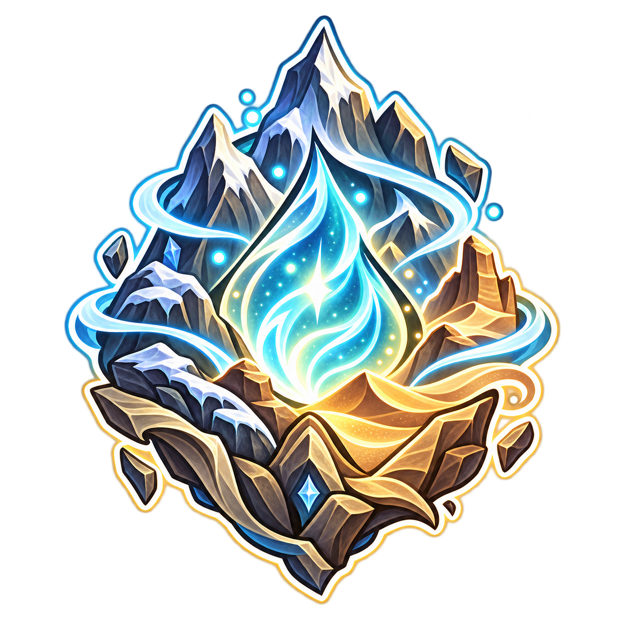 Elemental world emblem