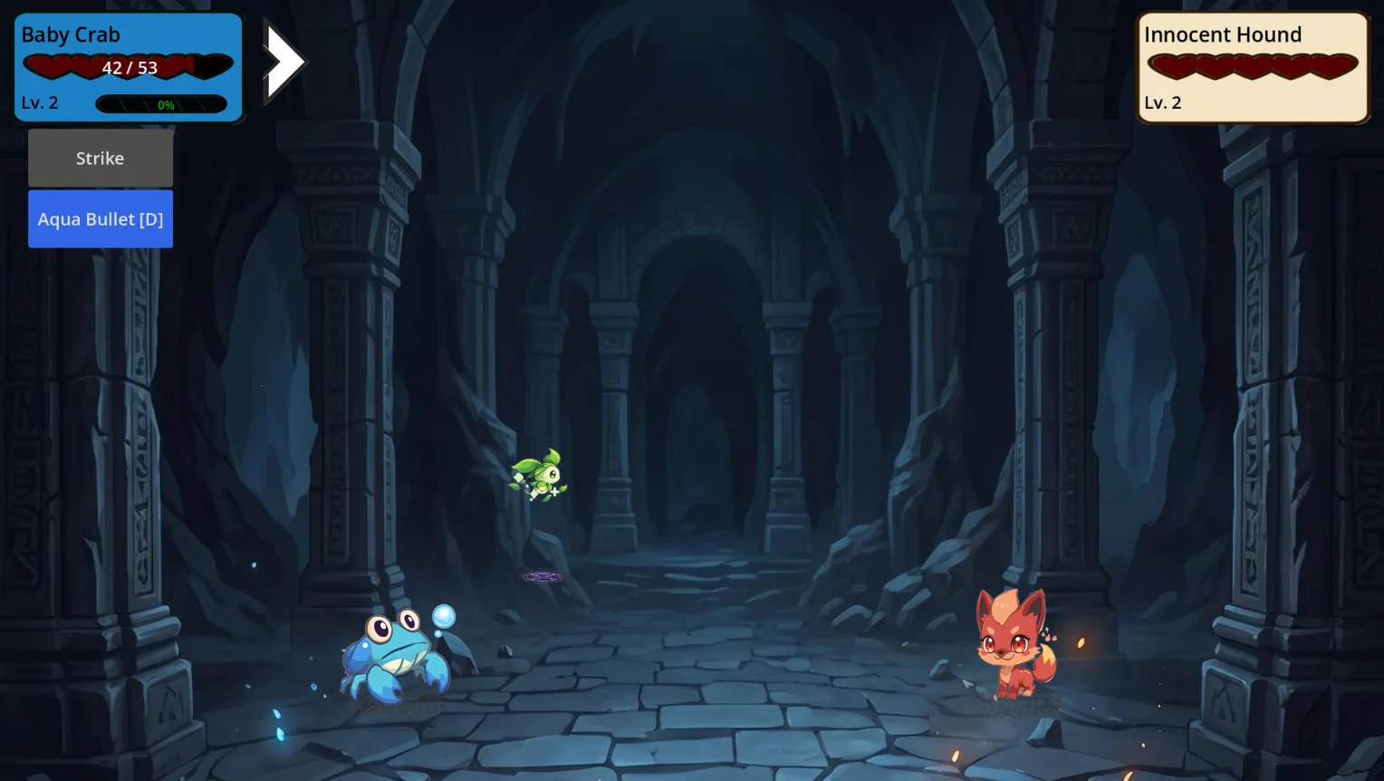 Novabia companion battle scene