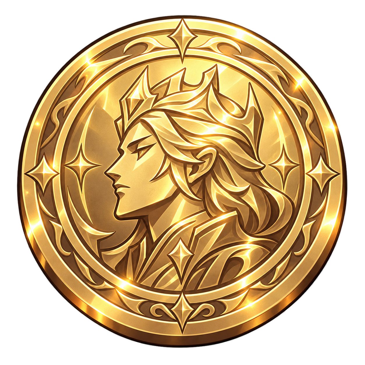 Royal profile emblem